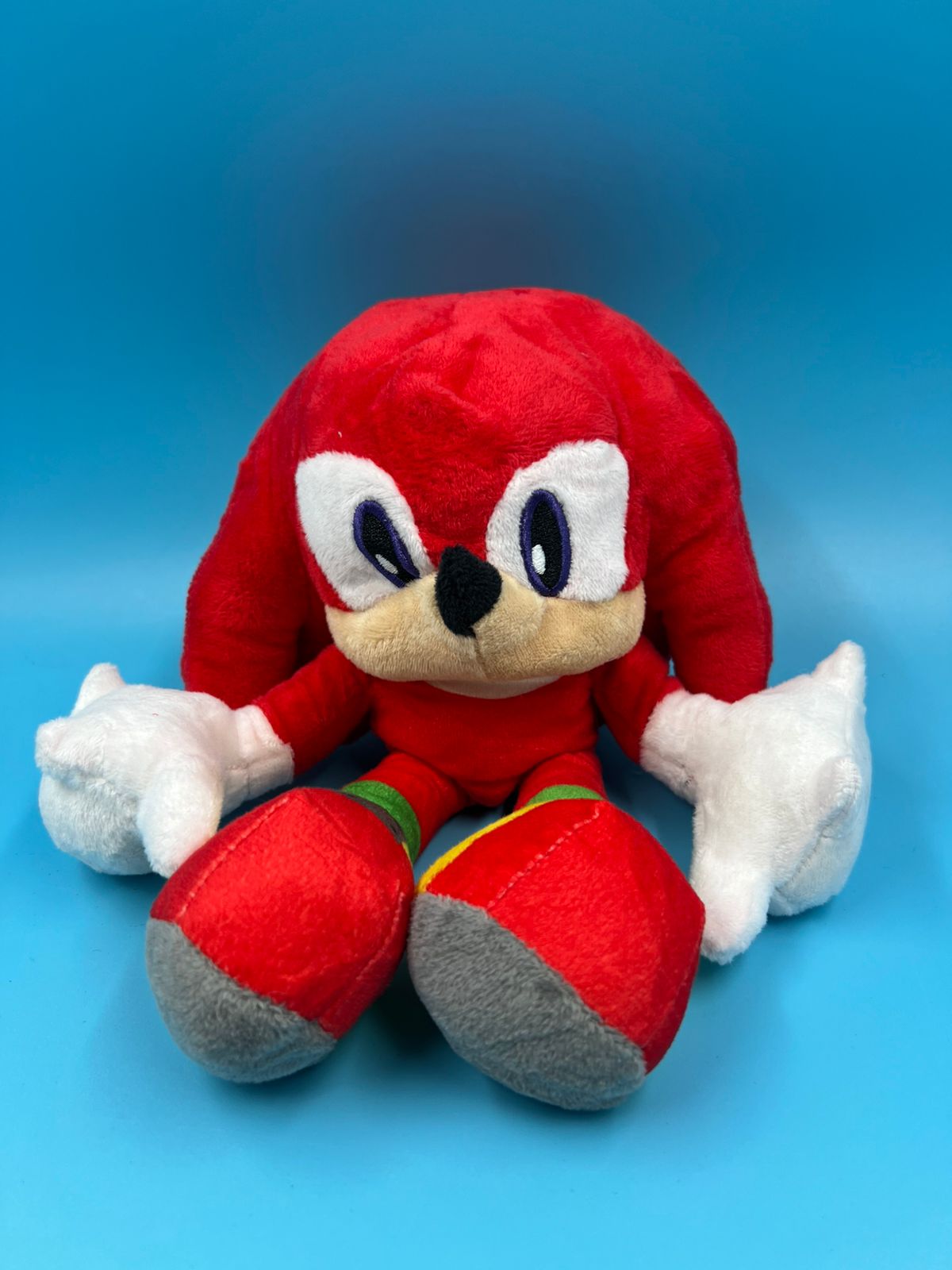 Peluche de Knuckles the Echidna 26cmx11cm Sonic rojo