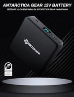 Batería portátil de 12 V 16000 mAh para chaquetas con calefacción.