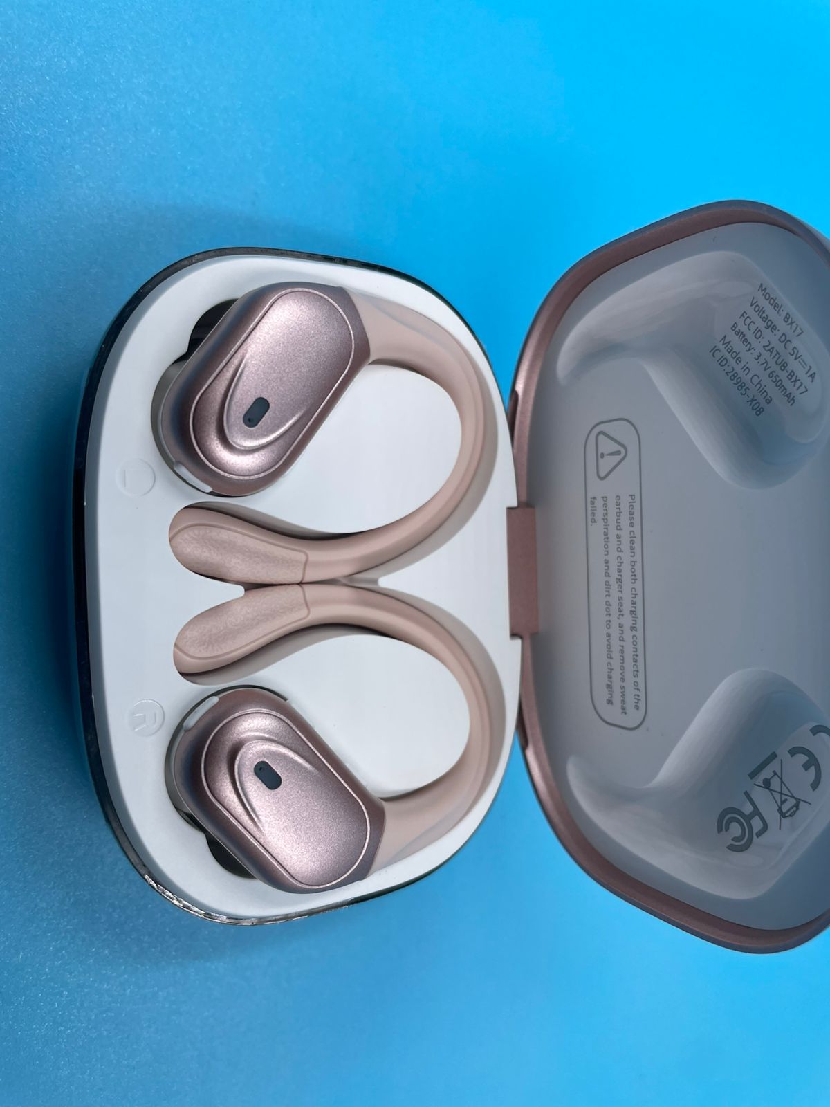Auriculares inalámbricos Bluetooth, CATITRU BX17 ROSAS.