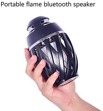 Altavoz de llama LED, Bluetooth, portátil, impermeable no sumergible.
