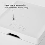 Humidificador híbrido, Carepod, acero inoxidable frío/cálido (USADO).
