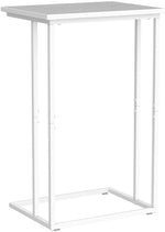 Mesa Lateral En C Innerjoin Para Sofá Blanca Industrial