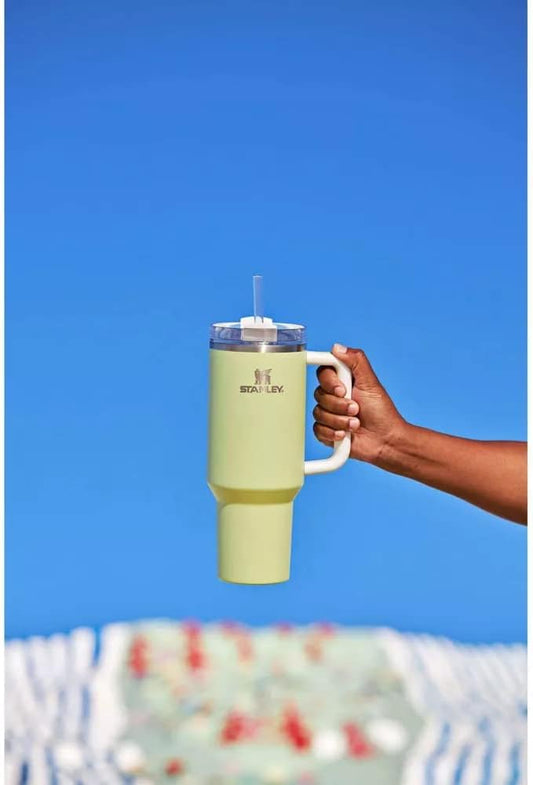 Vaso STANLEY Quencher H2O de 40oz, FlowState, color citron(USADO).