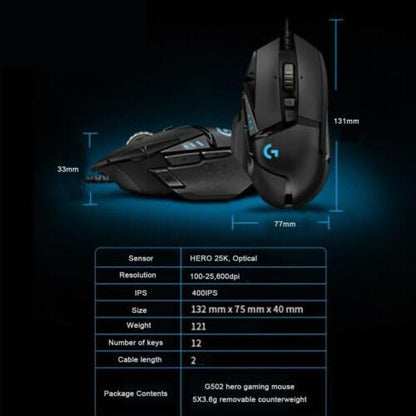 Mouse Logitech G502 Hero