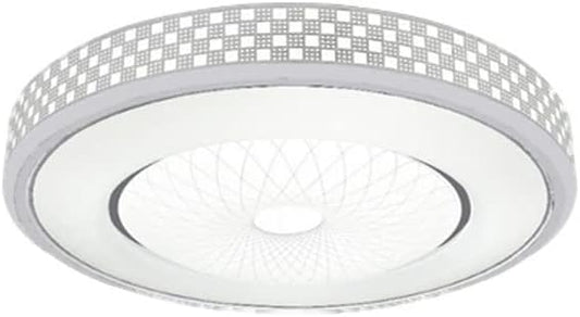 Lámpara de Techo LED, cuerpo metalico, labrado y ligero.