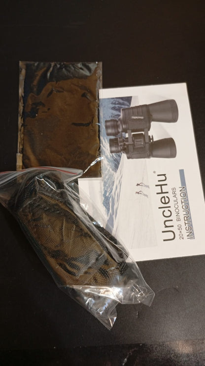 Binoculares de alta potencia de 20 x 50, UncleHu, impermeables.