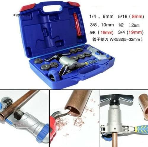 Kit de herramienta, corte y ensanchamiento de tubos de cobre.