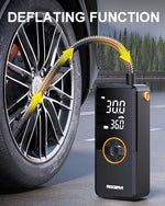 Compresor de Aire Portátil ATKMAYI Inflador 150 PSI Digital
