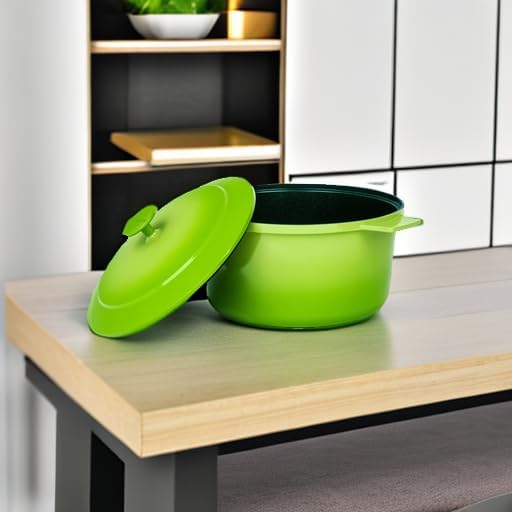 Olla de horno holandesa ligera de 4.7 cuartos con tapa, Granitestone