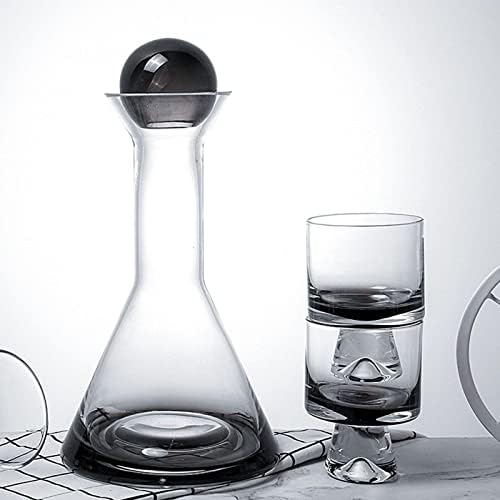 Juego de vasos y jarra de agua para mesita de noche GBESTWOOW
