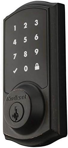 Cerradura con pantalla táctil y con seguridad electrónica Kwikset Smartcode 915
