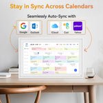 Calendario Digital Inteligente 15.6” Touch WiFi Familiar
