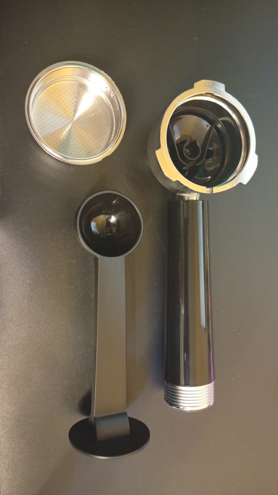 Máquina de café expreso semiautomática, c/espumador, (DETALLE)