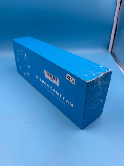 Dash Cam Espejo 12″ Frontal y Trasera 1080p 64 GB