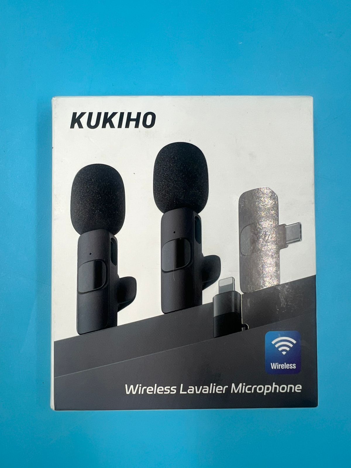 2 micrófonos de solapa inalámbricos para grabación KUKIHO