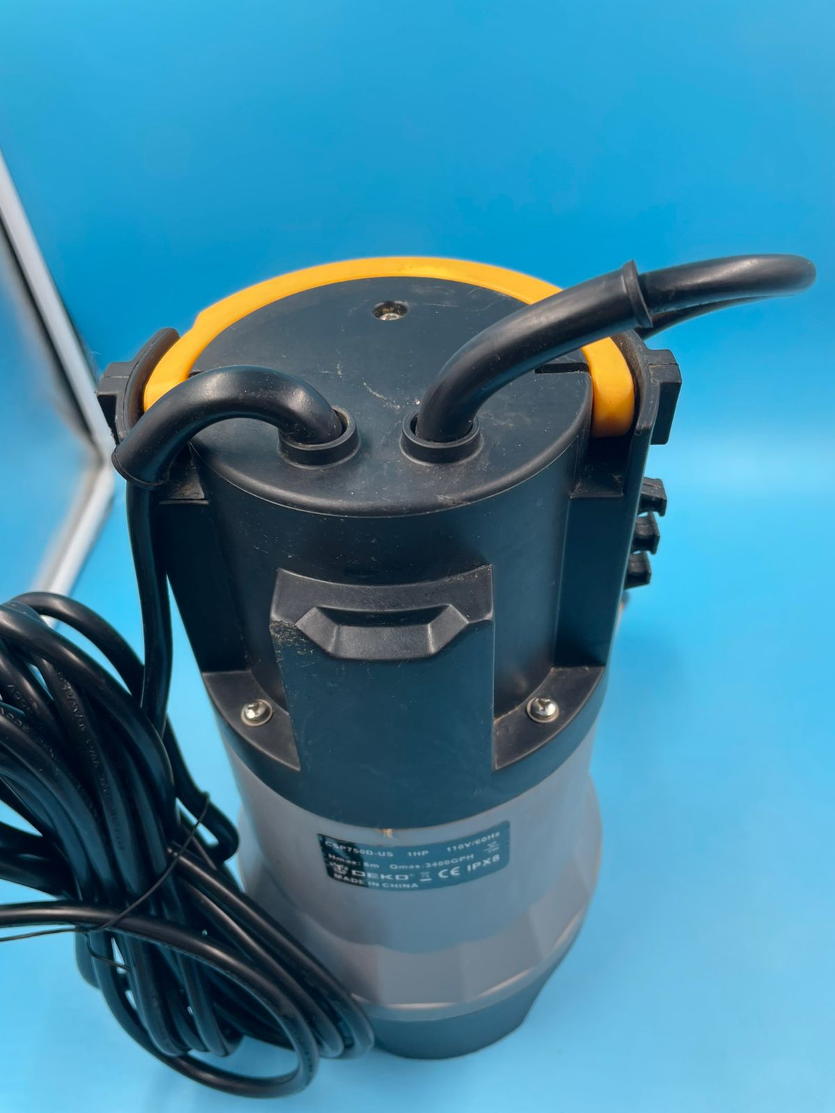 Bomba de sumidero DEKOPRO, bomba de agua sumergible de 750 W.(USADA)