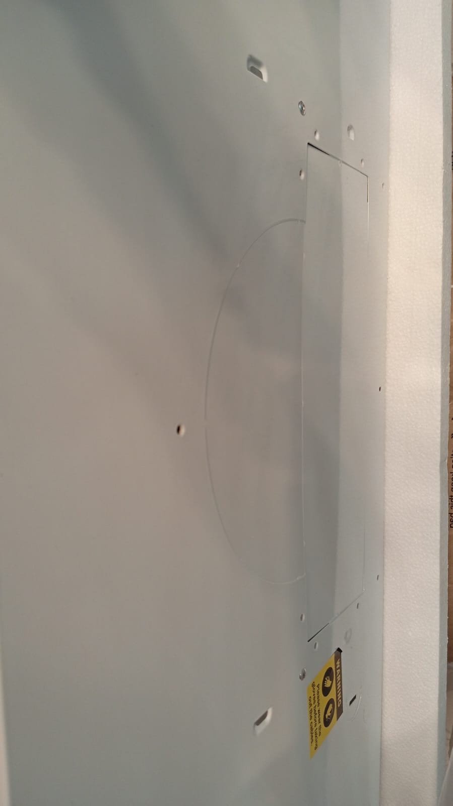 Campana extractora de 30", ventilador de escape de 2 velocidades.