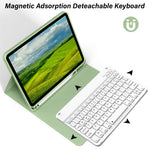 Funda Kenke para iPad de 11", con teclado, Bluetooth, portalápices.(USADO).