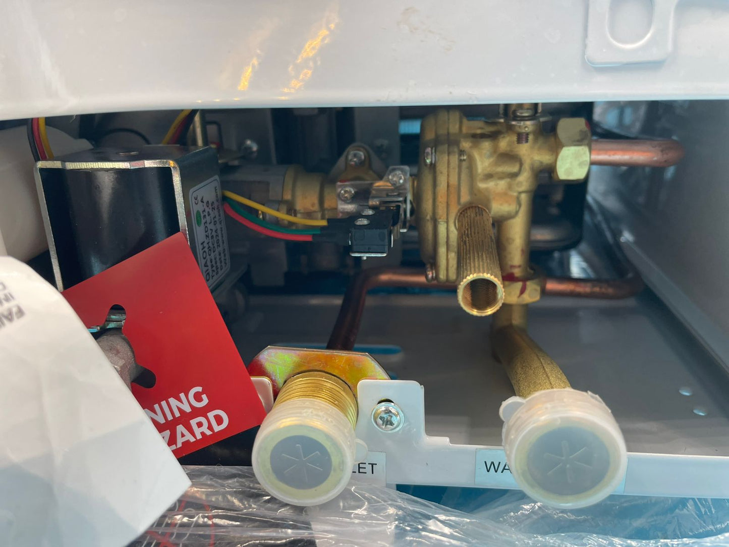 CAMPLUX Calentador de agua sin tanque para exteriores, 1.32 GPM portátil.