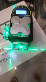 Nivel Láser Huepar 4D 4x360 Verde Bluetooth Autonivelante  S04CG