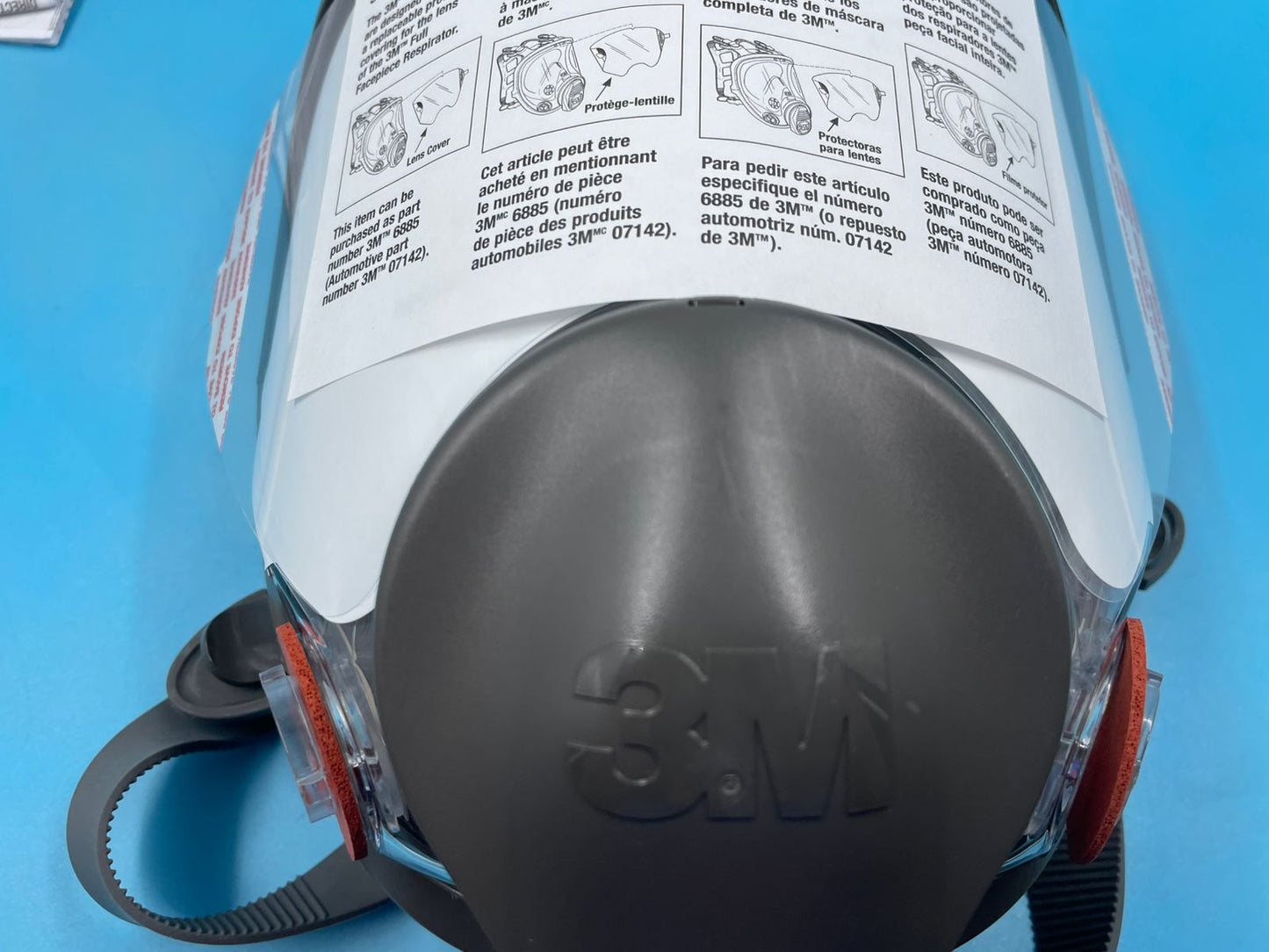 Máscara de respirador reutilizable protección profesional pintura mediano 6800.