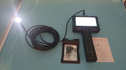 Cámara de boroscopio, impermeable IP67, pantalla LCD de 4.3".