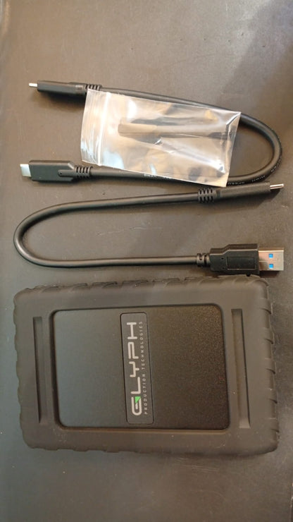 Disco Duro Externo, Glyph Blackbox Plus, 2TB, USB 3.1 USB-C, 5400 RPM