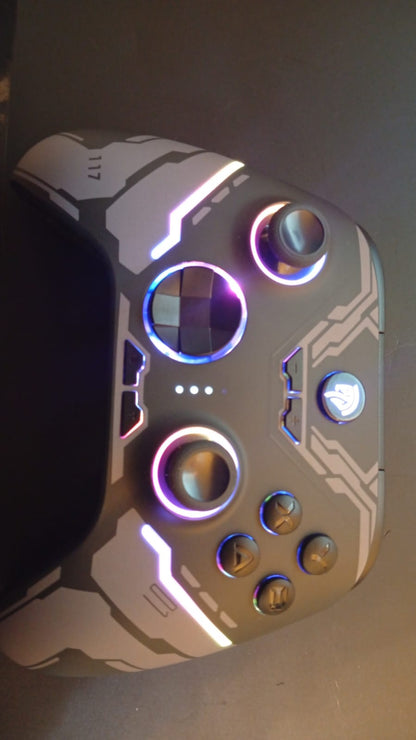 Controlador inalámbrico Bluetooth, para PC, iluminación RGB (USADO).