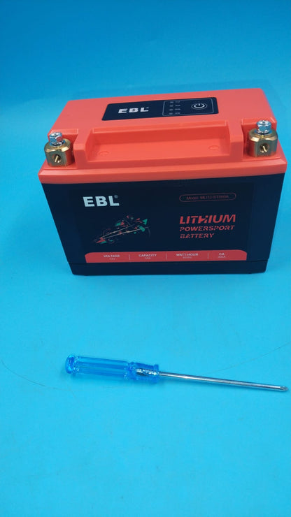 Batería EBL para motocicleta 12V 5Ah 60Wh 300A (USADO)