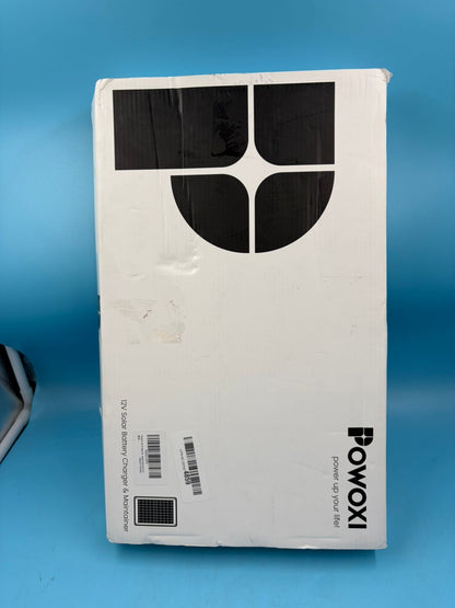 Cargador y mantenedor de baterías solares Powoxi 12V y 10W