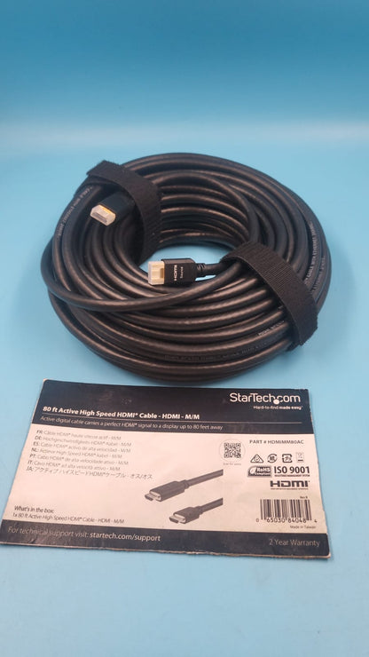 StarTech.com Cable HDMI activo de 80 pies(24Mt)
