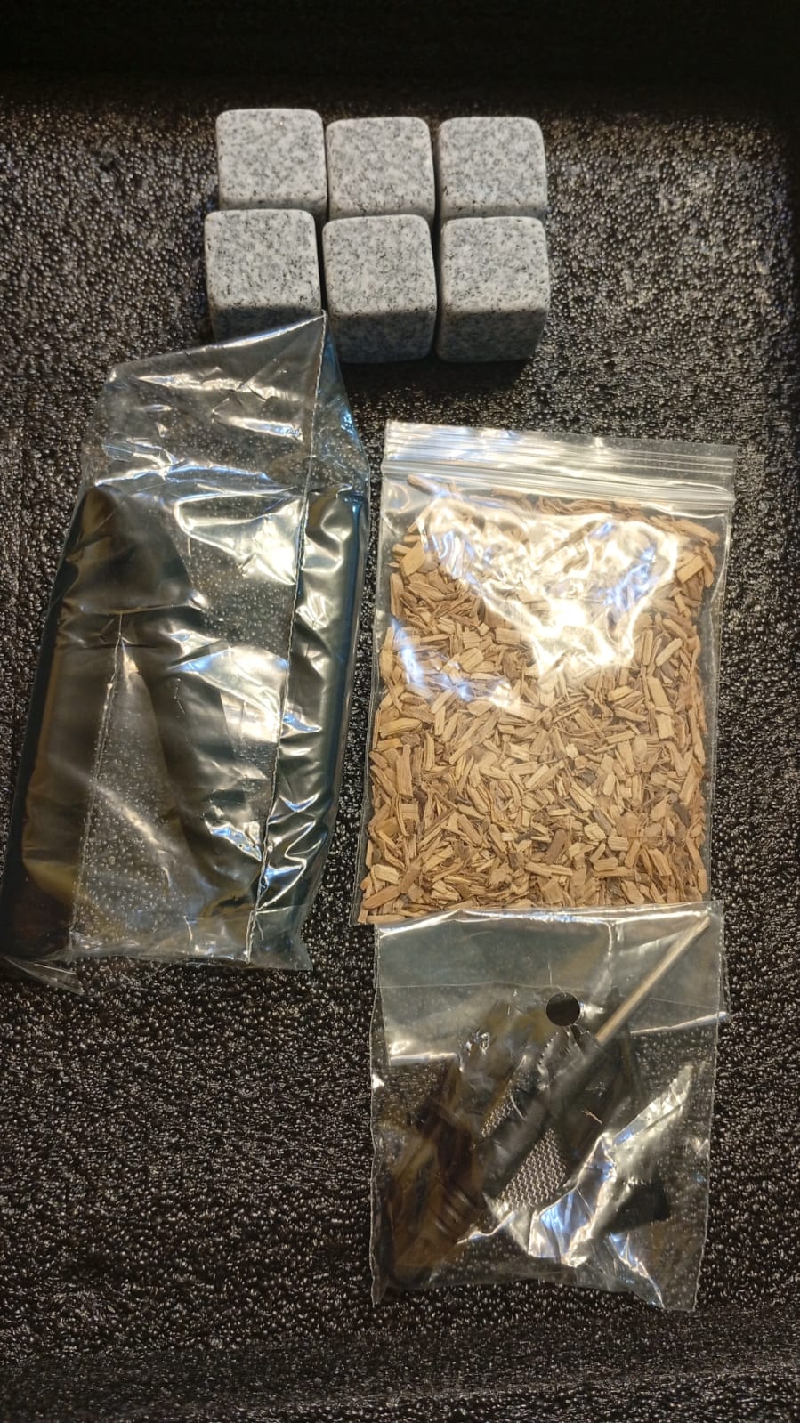 Kit para ahumar cocteles con antorcha, 6 tipos de chips.