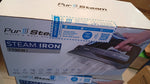 Plancha de vapor Pursteam 1700W Max, para ropa, antiadherente autolimpiante.