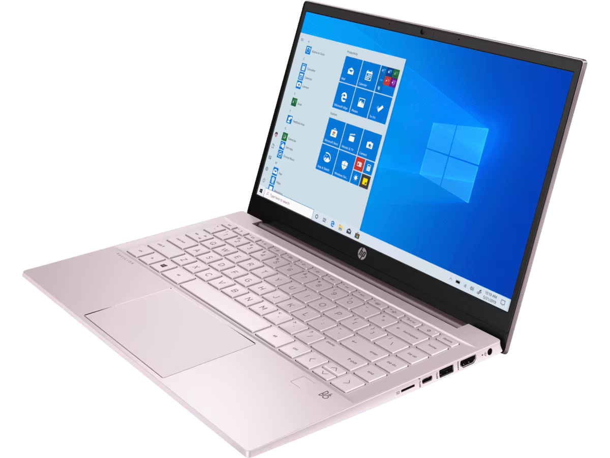 Laptop HP Pavilion 14-dv0501la, Rosa, Windows 11 Home.