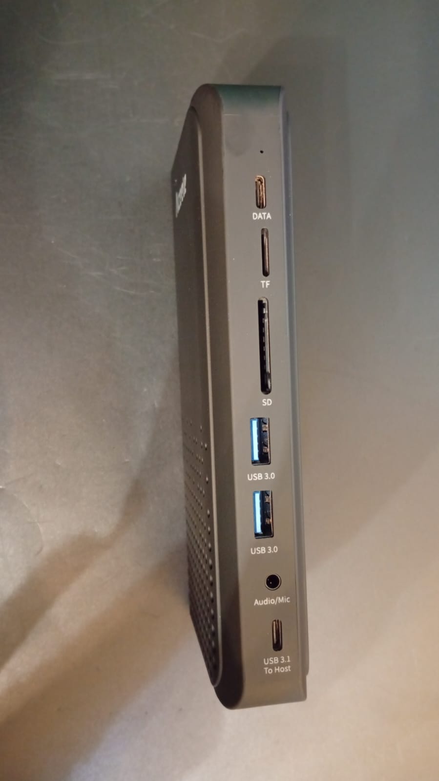 Estación de acoplamiento para portátil, Aceele concentrador USB/C.