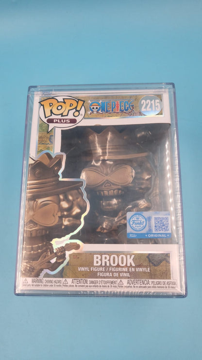 Funko Pop! Plus: One Piece Brook Estatua de Bronce  No. 2215