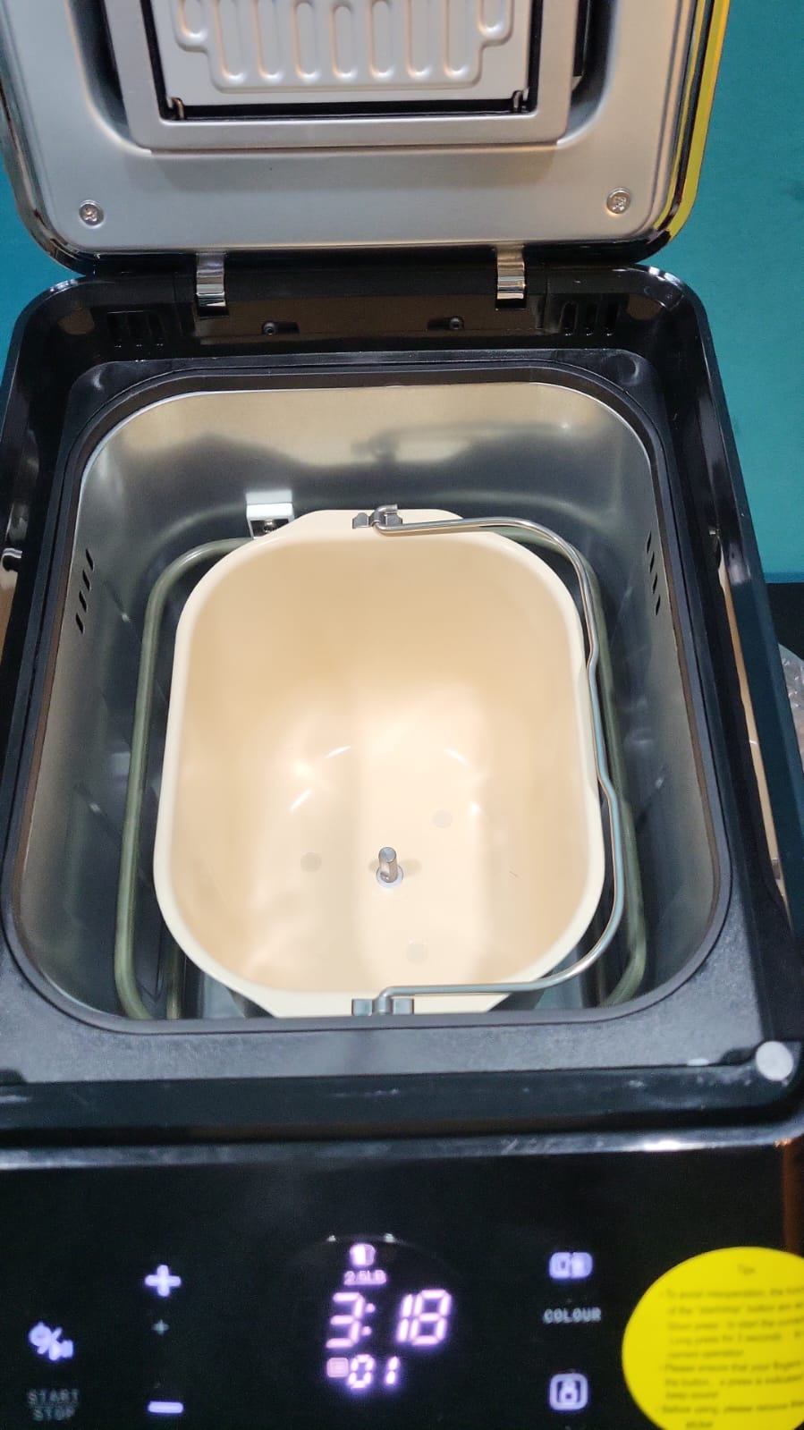 Máquina De Cerámica Fundida Para Hacer Pan, 3 Libras, 710w