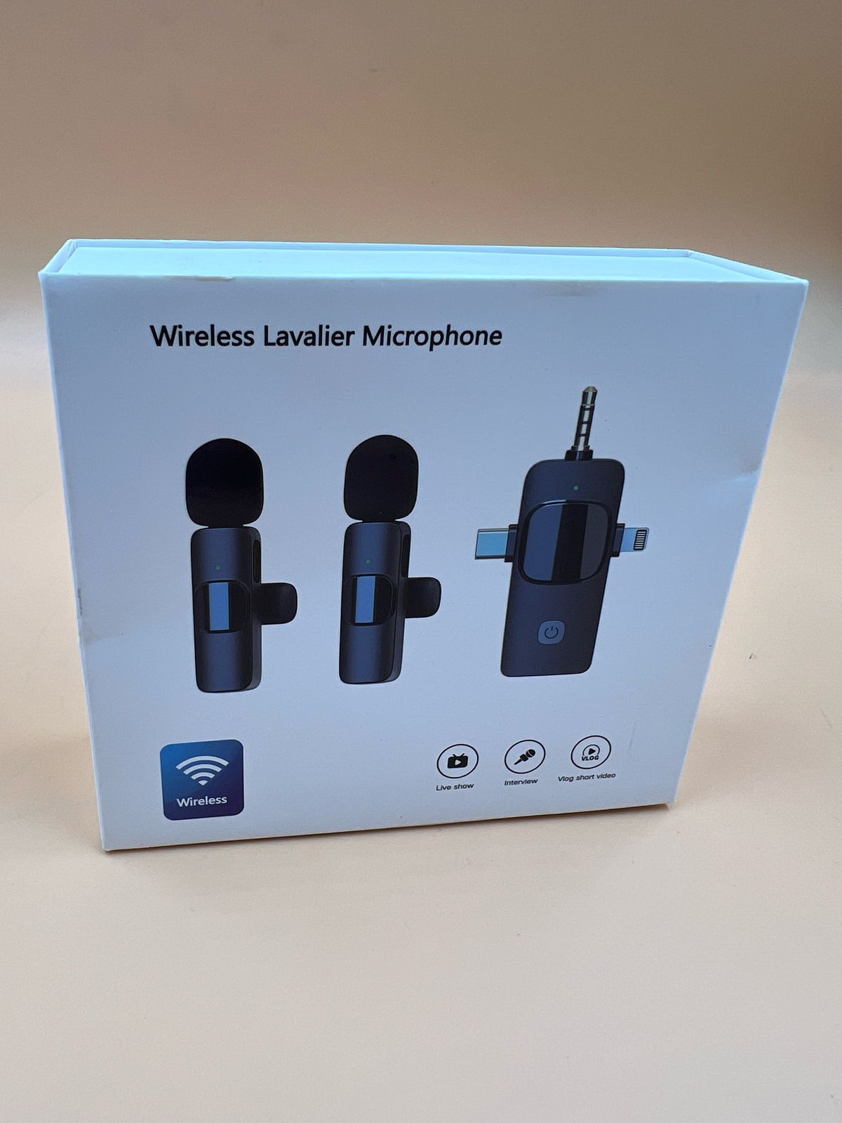 Micrófono inalámbrico para iPhone Android