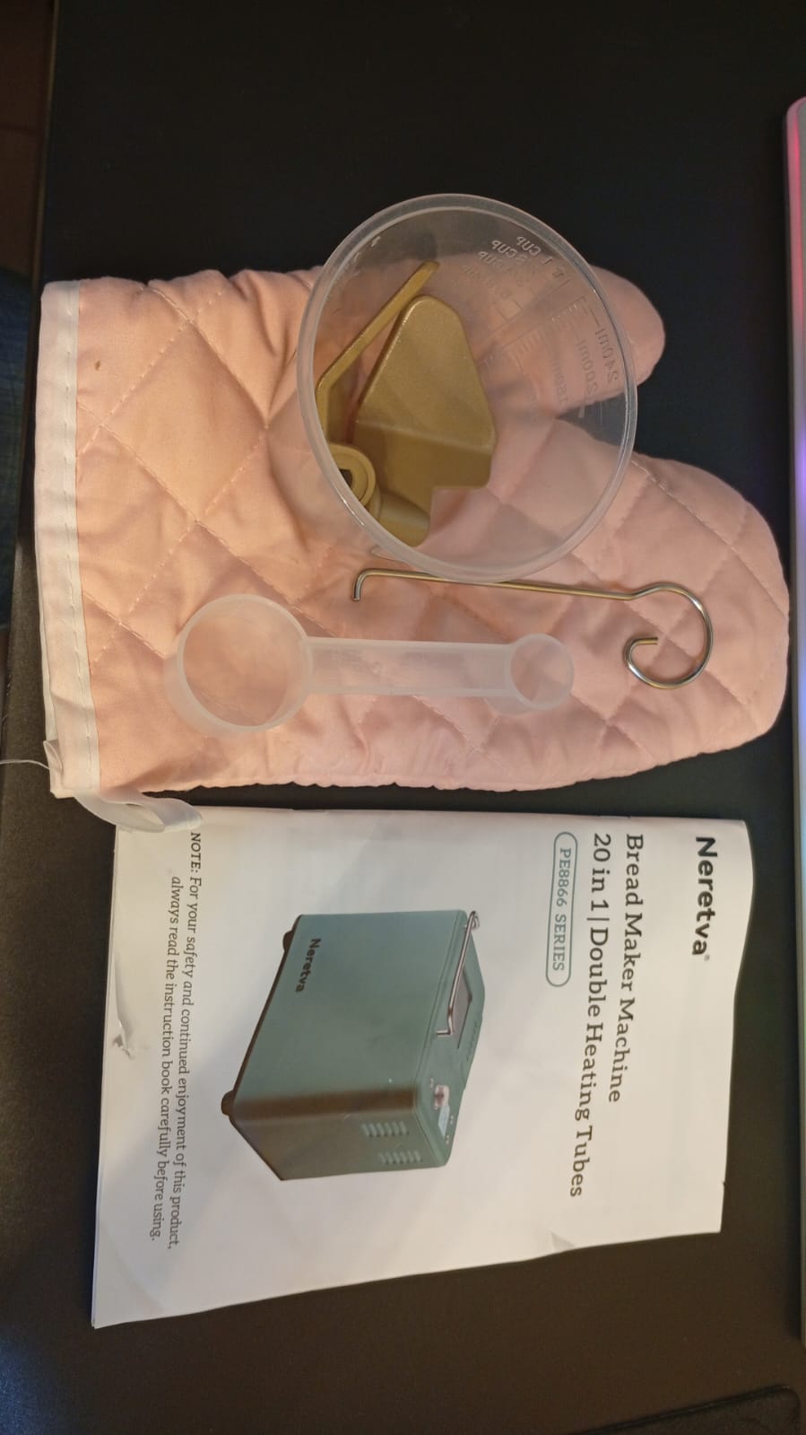 Maquina de pan, antiadherente, pequeña, 2lb, color de corteza (USADA).