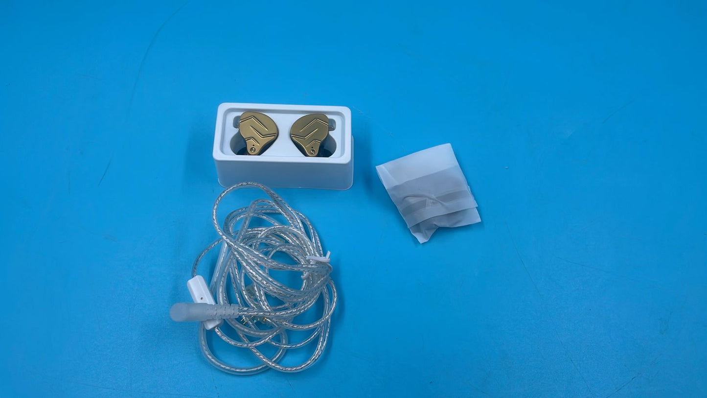 Monitores intraurales 1BA, doble driver 1DD cableado ZSN Pro X.