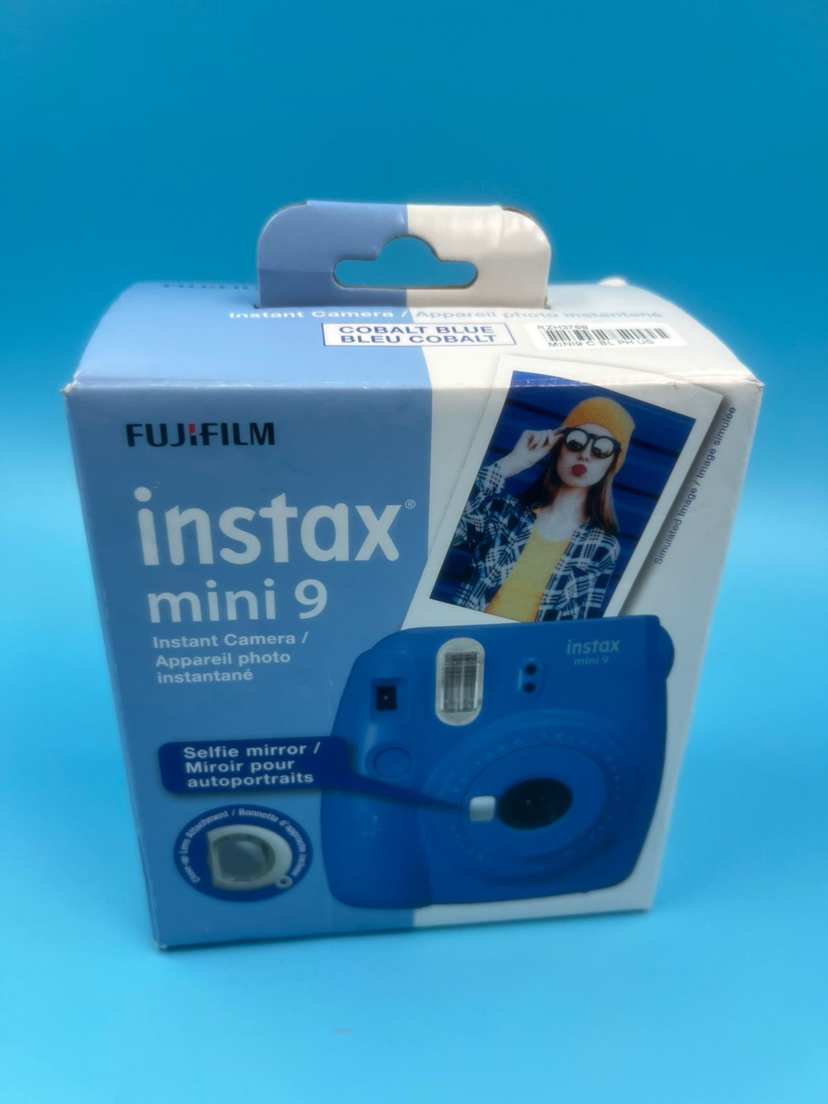 Instax Mini 9 Cámara instantánea, azul cobalto