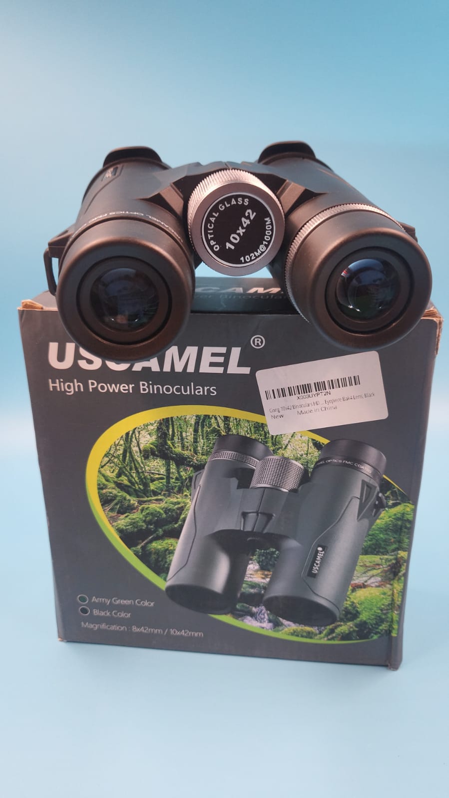 Binoculares Prismáticos de alta potencia de 8 x 42 con prisma BAK4.