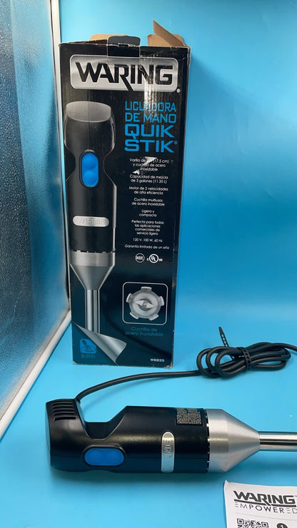 Licuadora de inmersión Waring Commercial Quik Stix de uso comercial usada — vista 7