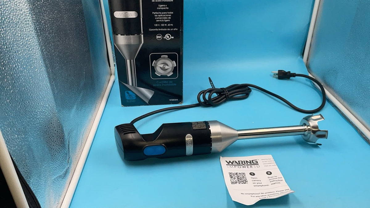 Licuadora de inmersión Waring Commercial Quik Stix de uso comercial usada — vista 8