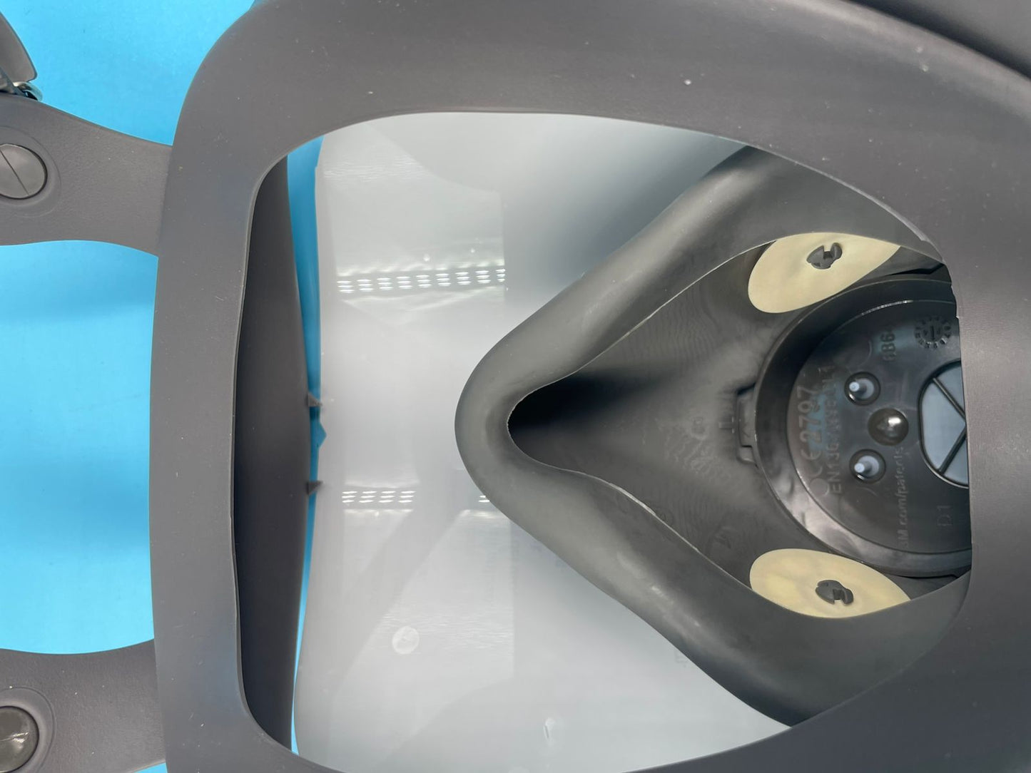 Máscara de respirador reutilizable protección profesional pintura mediano 6800.