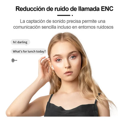 Audífonos Bluetooth In-ear Cancelación De Ruido Anc