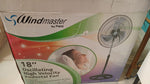 Ventilador de pedestal oscilante Pami, 3 velocidades, 18" altura ajustable