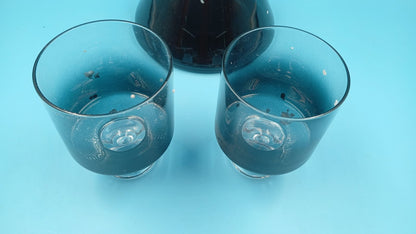 Juego de vasos y jarra de agua para mesita de noche GBESTWOOW