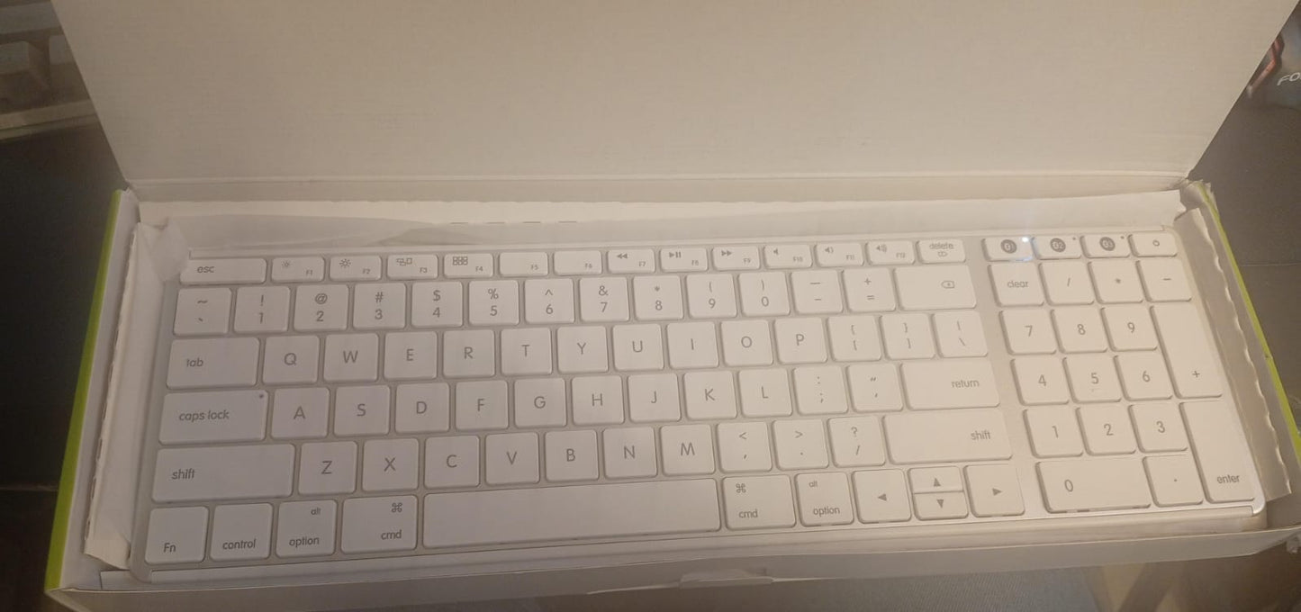 Teclado y mouse Bluetooth, Seenda, recargable, delgado, inalámbrico.