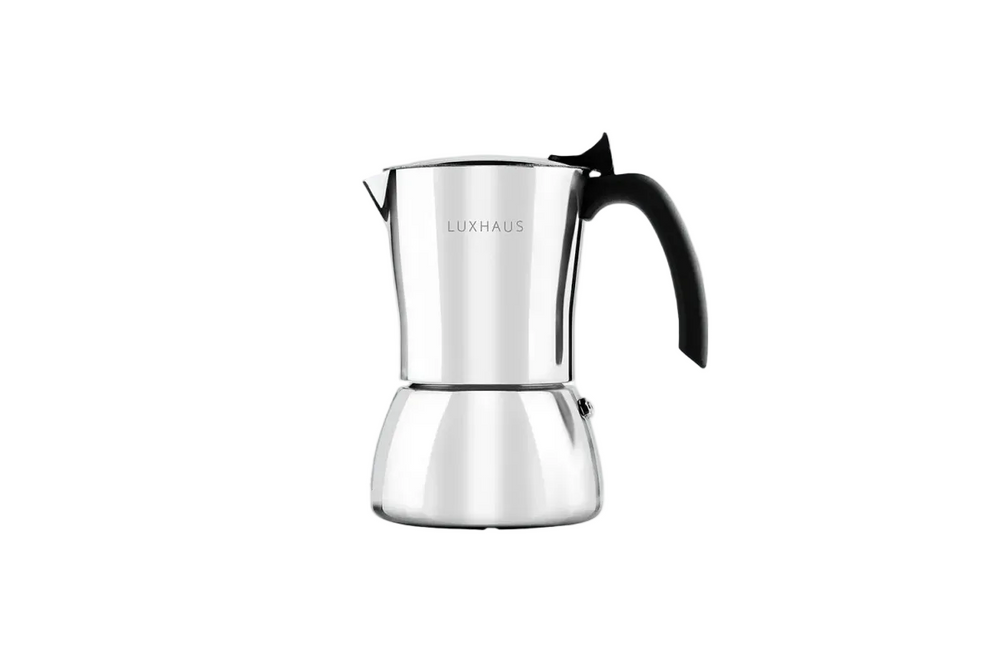 Cafetera para Estufa, 9 Tazas, Espresso, LUXHAUS, Olla de Moka.